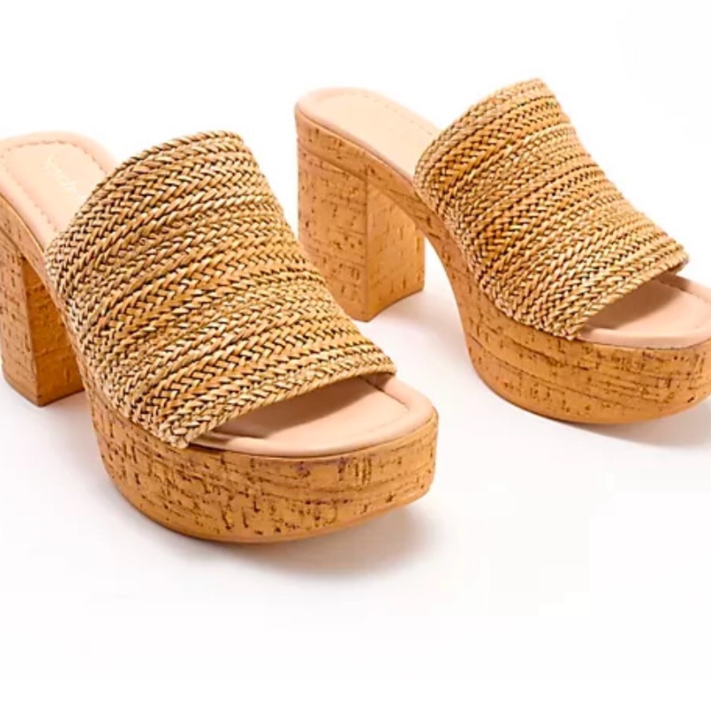 - Seychelles Platform Sandals - Applause size 11